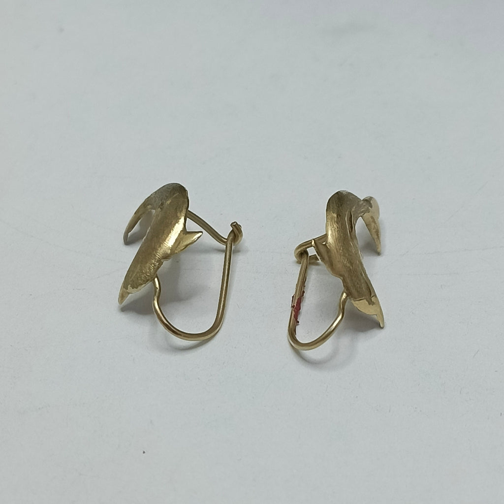 ARETES PAR ORO 10 K 1,10 GRMS (SEMINUEVO)