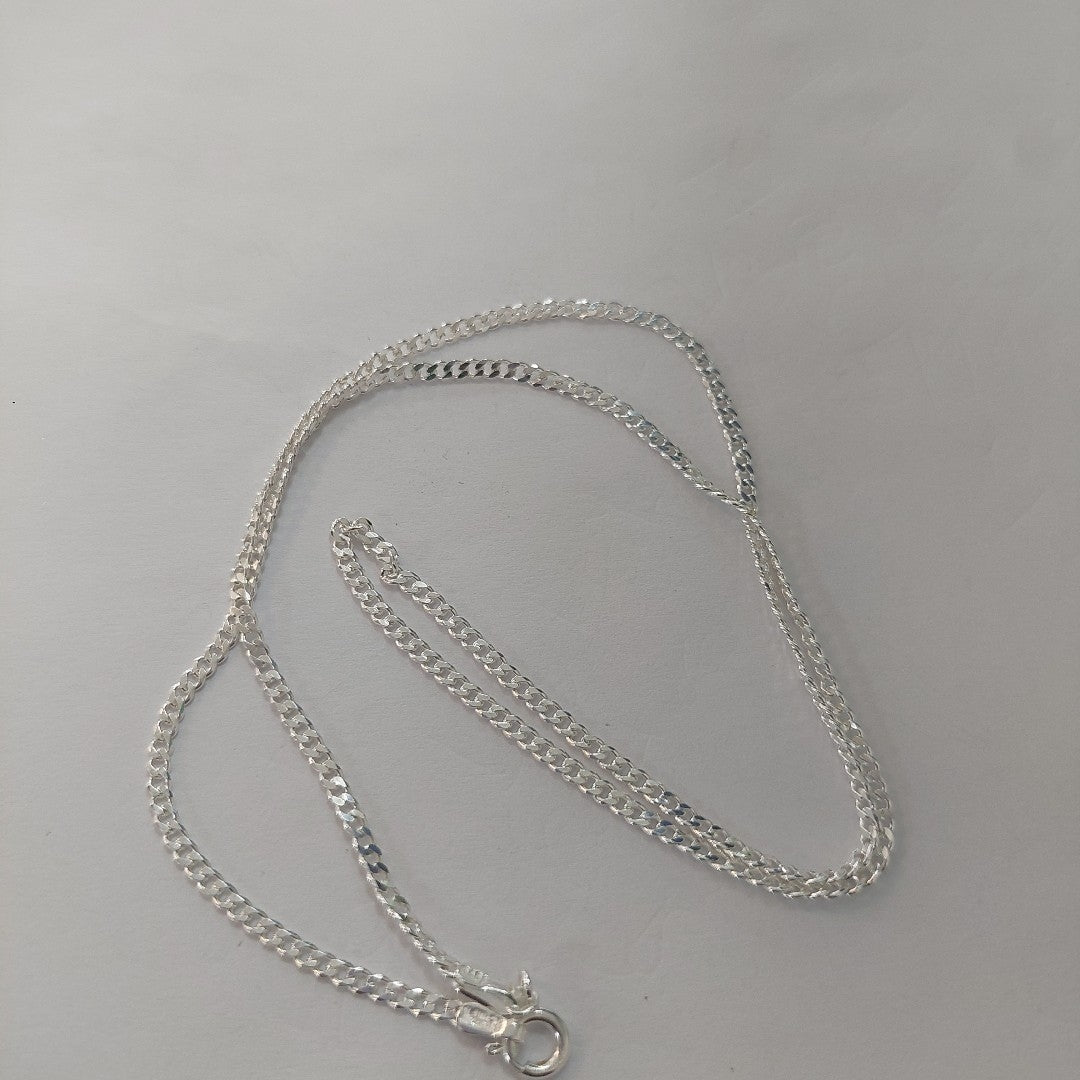 CADENA BARBADA PLATA .925 50 CM 5.23 GR (NUEVO)