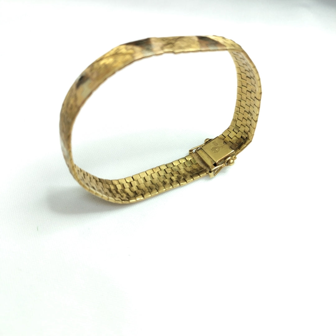 PULSERA ORO, ORO COMBINADO 18 K 32 GRMS (SEMINUEVO)
