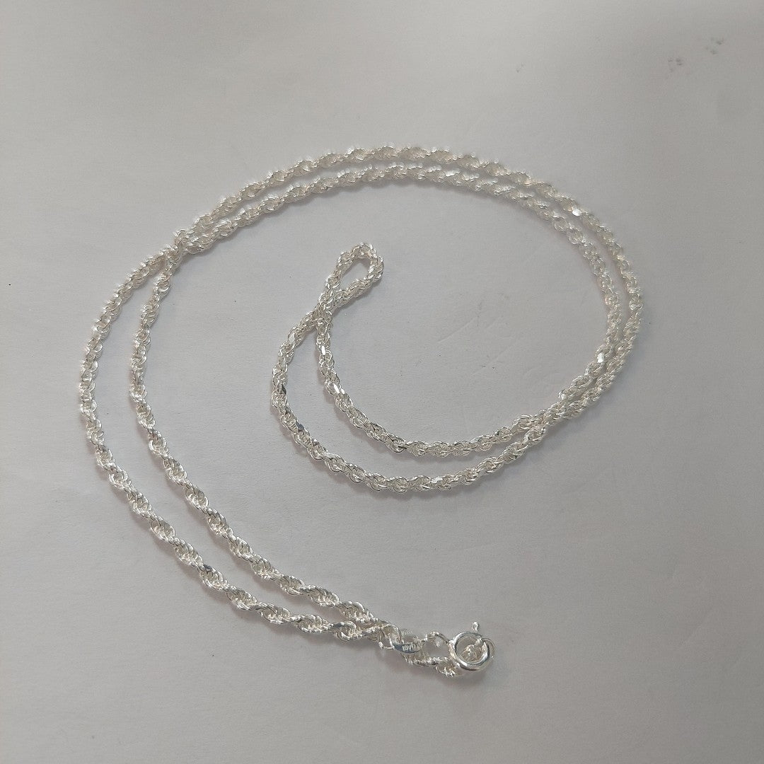 CADENA TORZAL PLATA .925 60 CM 10.52 GR (NUEVO)