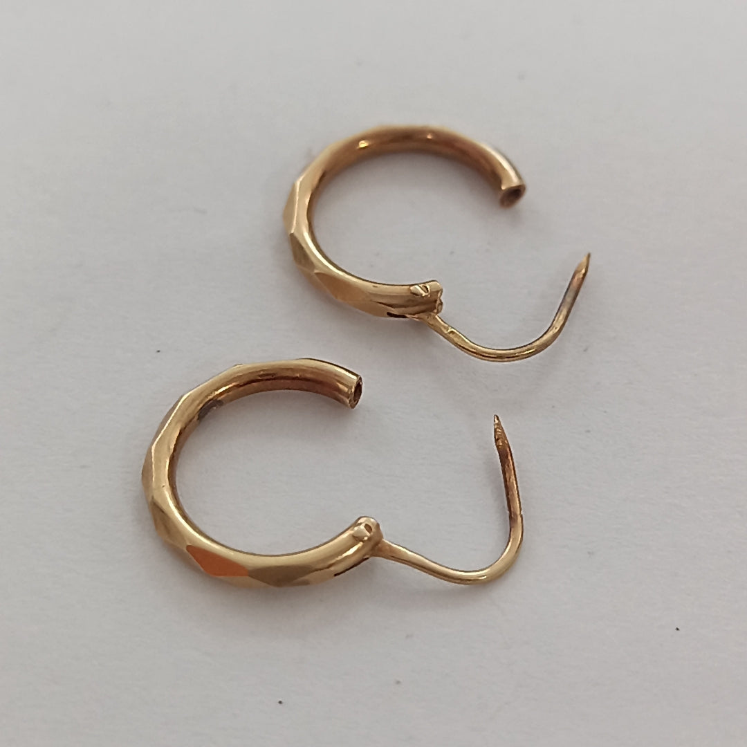 ARRACADAS PAR ORO 18 K 0.8 GRMS (SEMINUEVO)