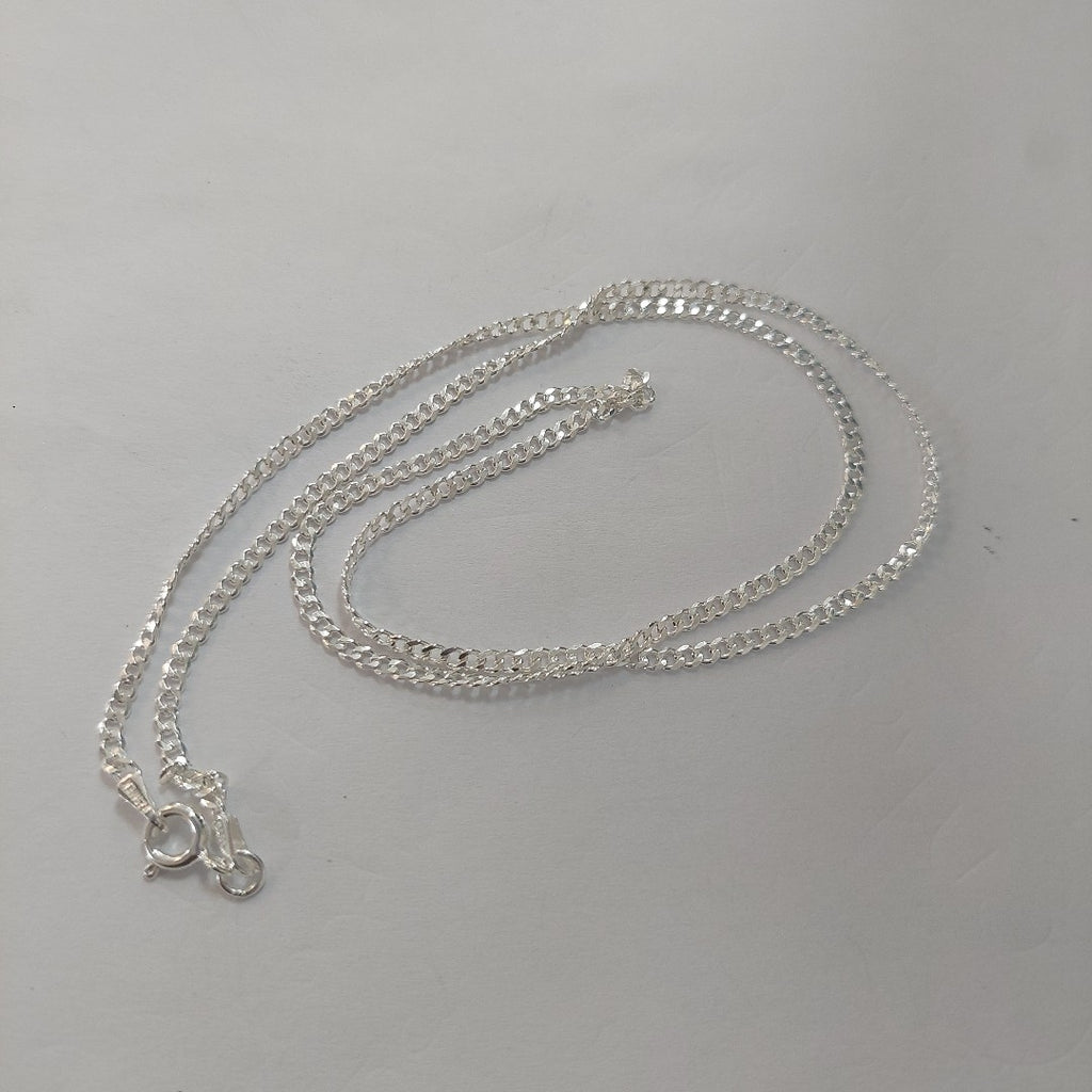 CADENA BARBADA PLATA .925 50 CM 5.23 GR (NUEVO)