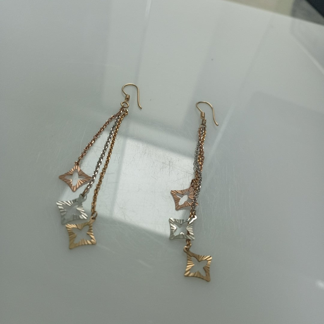 ARETES PAR ORO 10 K 2,20 GRMS (SEMINUEVO)
