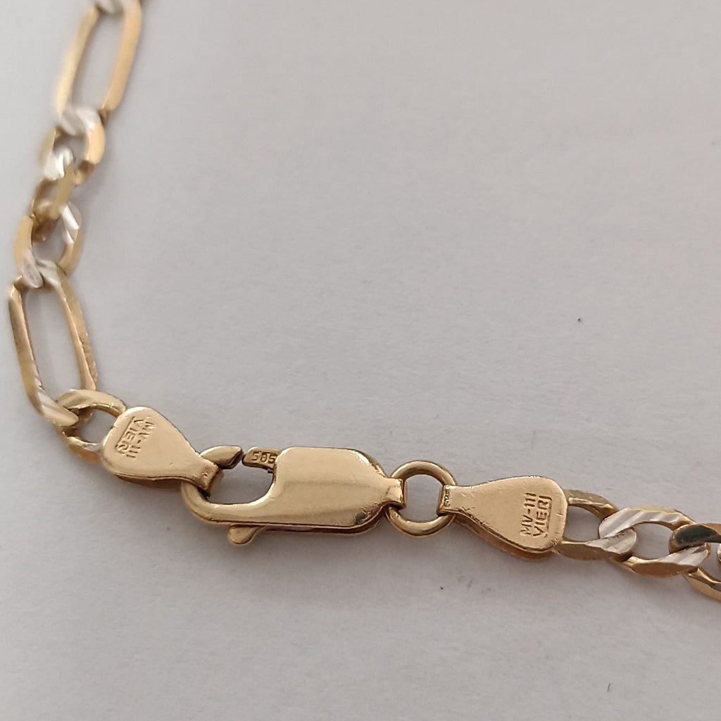 CADENA ORO, RODIADO 14 K 10.7 GRMS (SEMINUEVO)