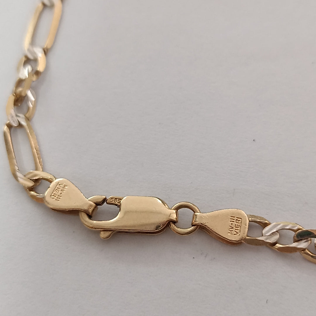 CADENA ORO, RODIADO 14 K 10.7 GRMS (SEMINUEVO)