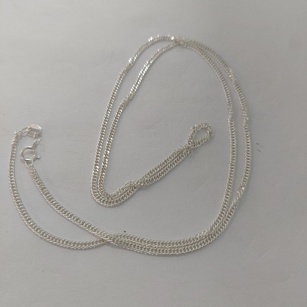 CADENA BARBADA PLATA .925 60 CM 5.02 GR (NUEVO)
