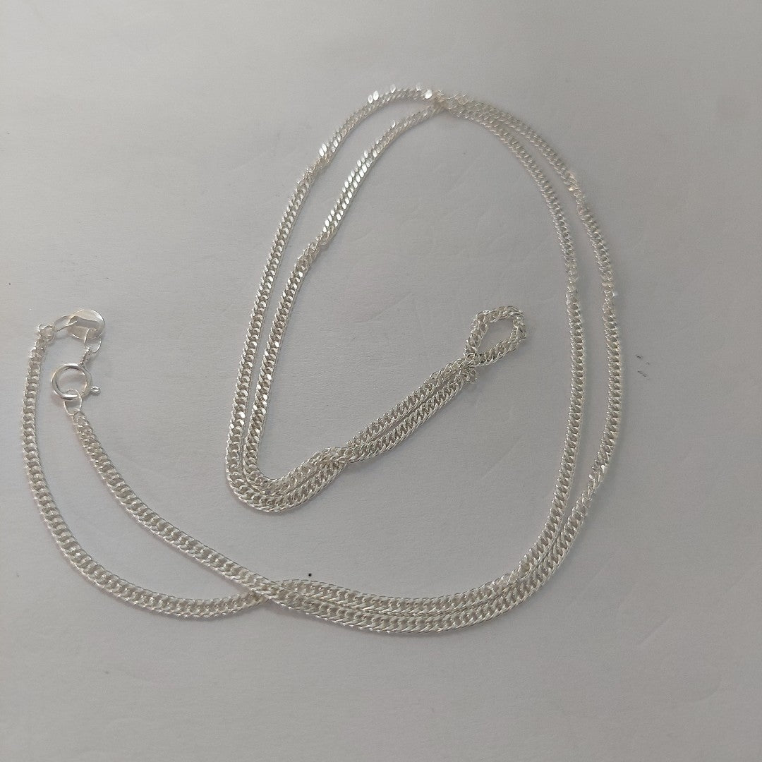 CADENA BARBADA PLATA .925 60 CM 5.02 GR (NUEVO)
