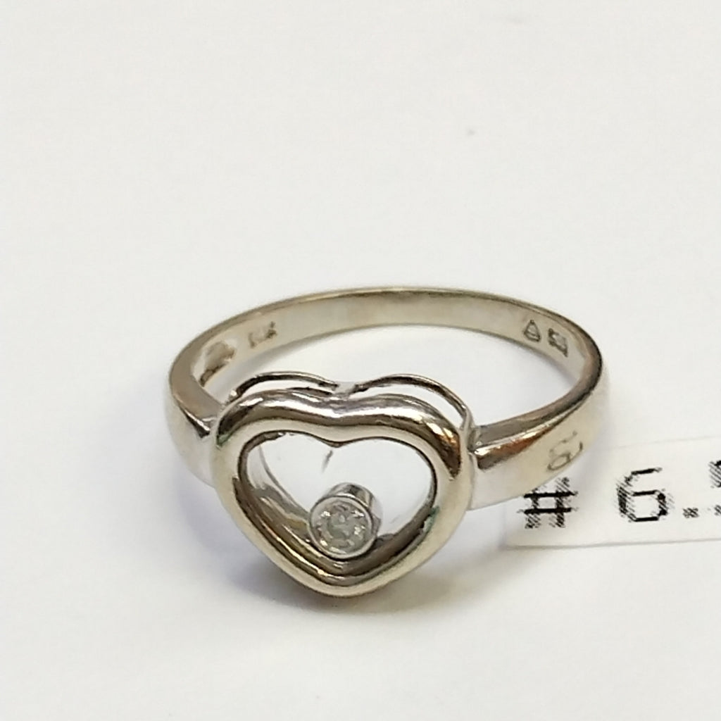 ANILLITO ORO BLANCO 14 K 2.7 GRMS (SEMINUEVO)
