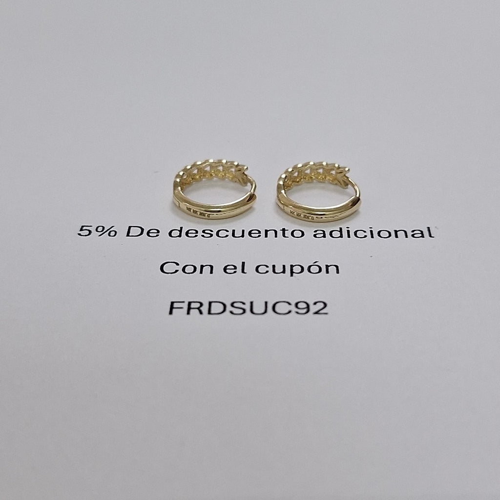 HUGGIES ORO 14K 1.3 (NUEVO)