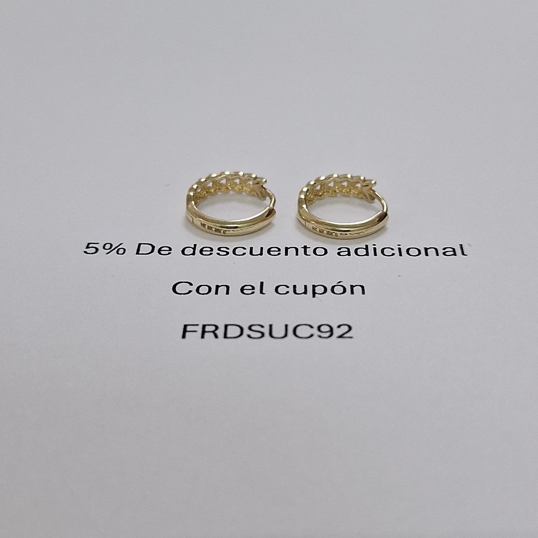 HUGGIES ORO 14K 1.3 (NUEVO)