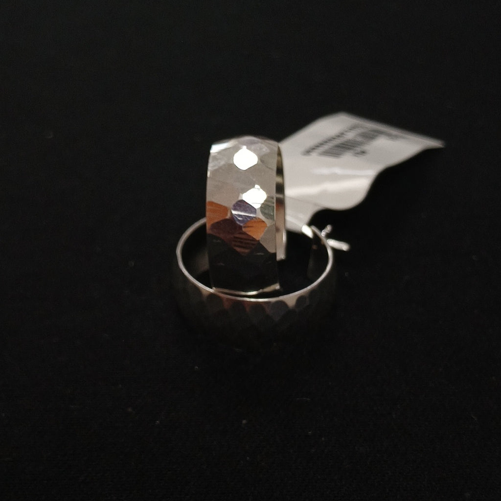 ARETES ARRACADAS FACETADAS PLATA .925 2.8 GR (NUEVO)