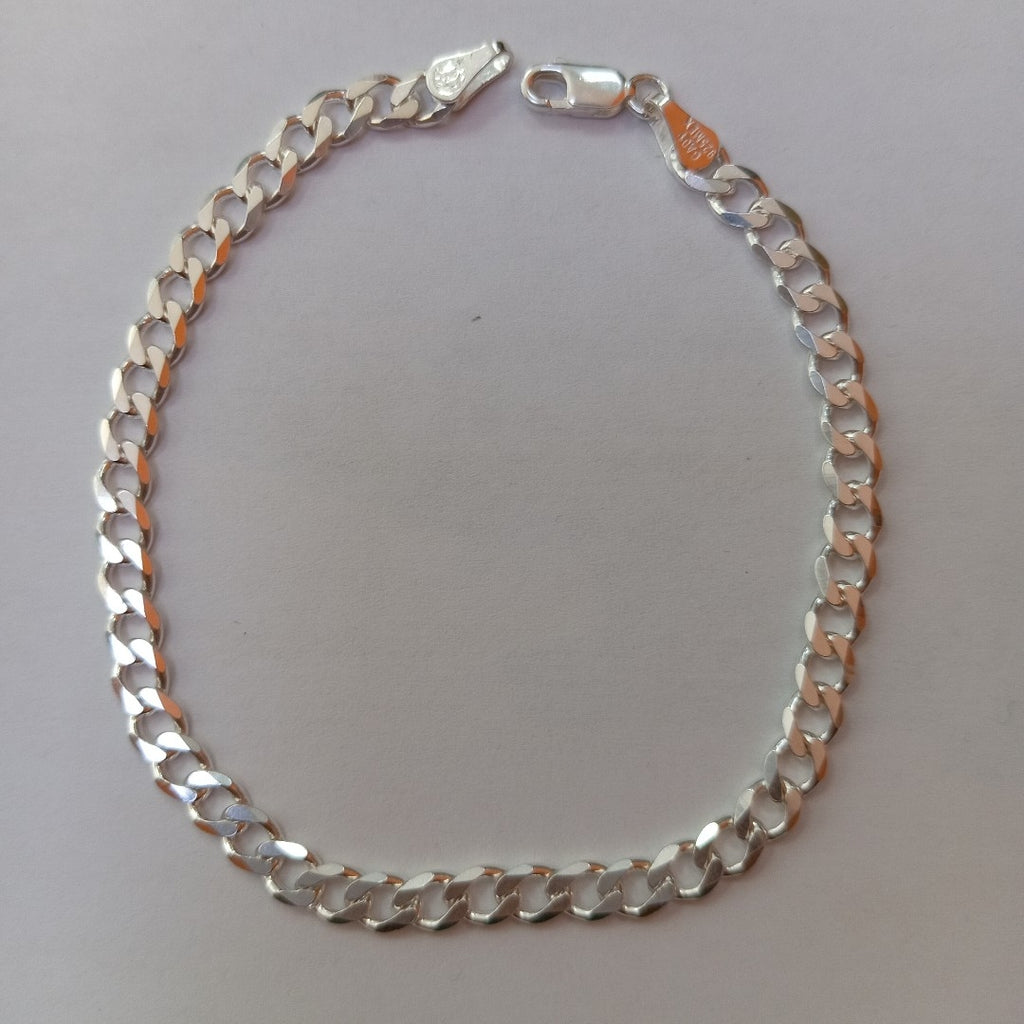 PULSERA BARBADA PLATA .925 21 CM 7.03 GR (NUEVO)