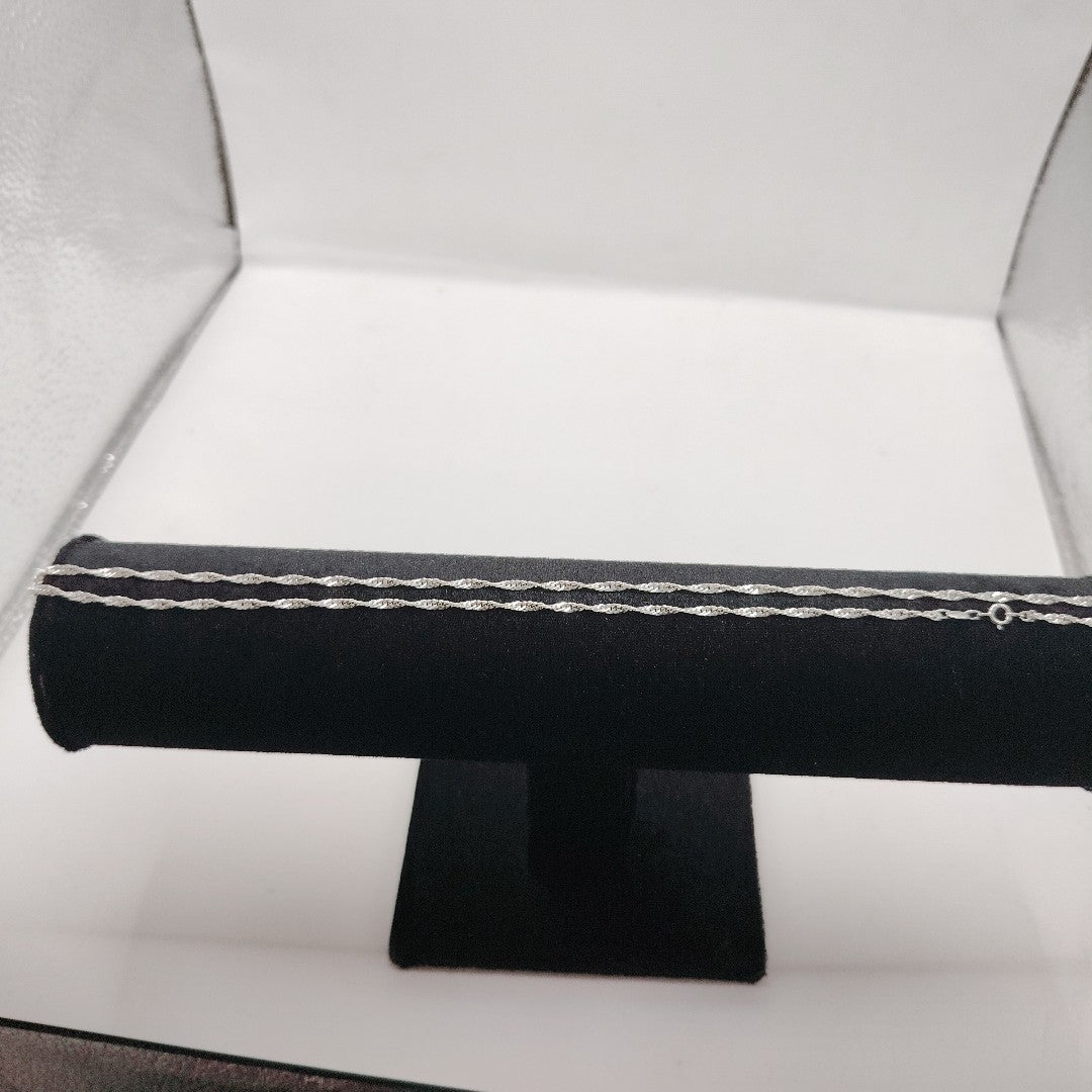 CADENA MEDIO TZL PLATA .925 55 CM 4.22 GR (NUEVO)