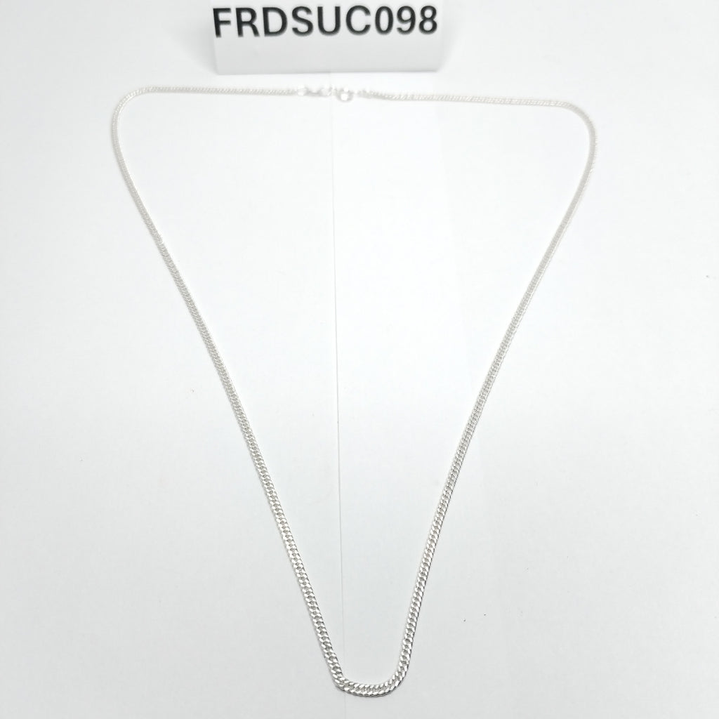 CADENA BARBADA PLATA .925 50 CM 4.12 GR (NUEVO)