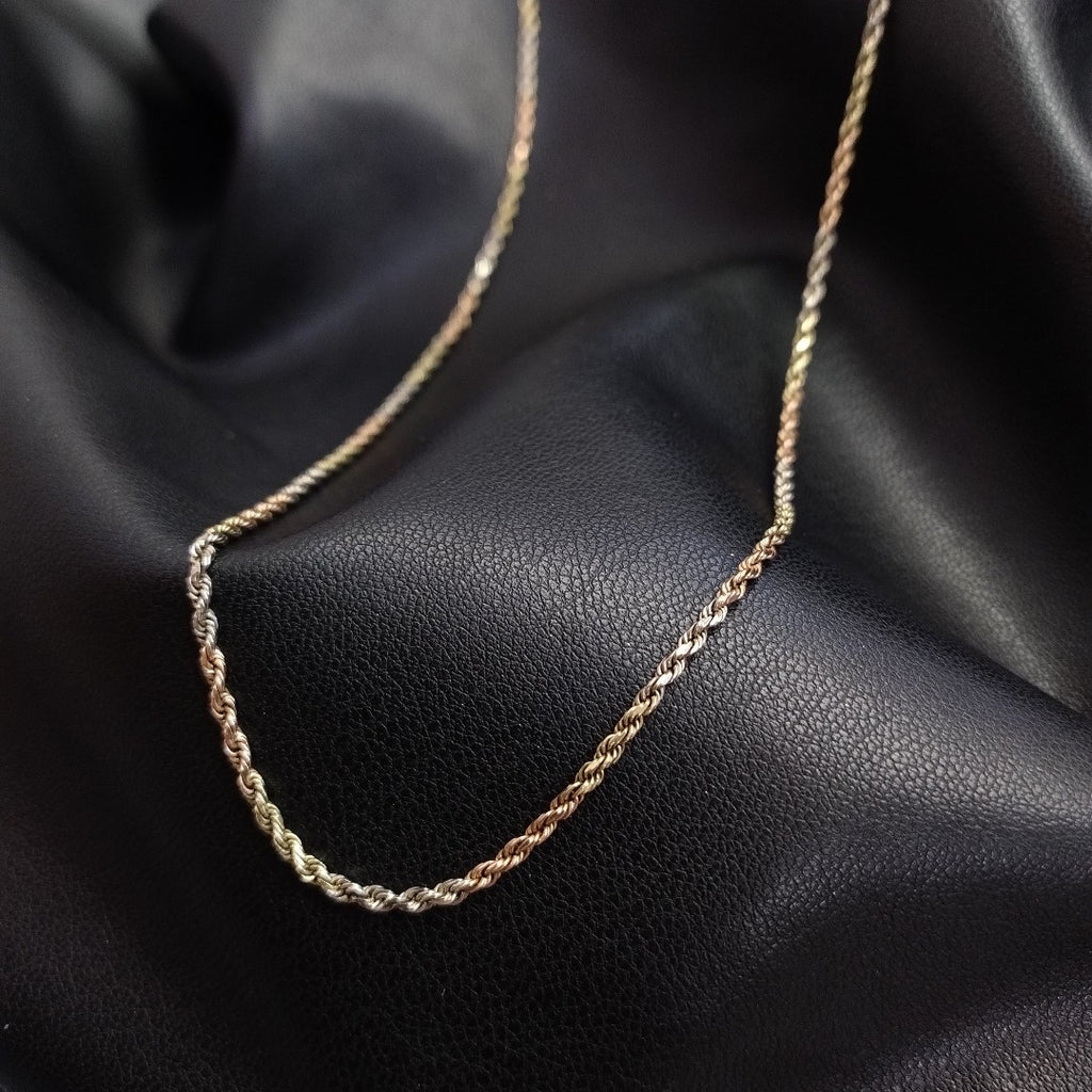 CADENA ORO COMBINADO 10 K 8.5 GRMS (SEMINUEVO)
