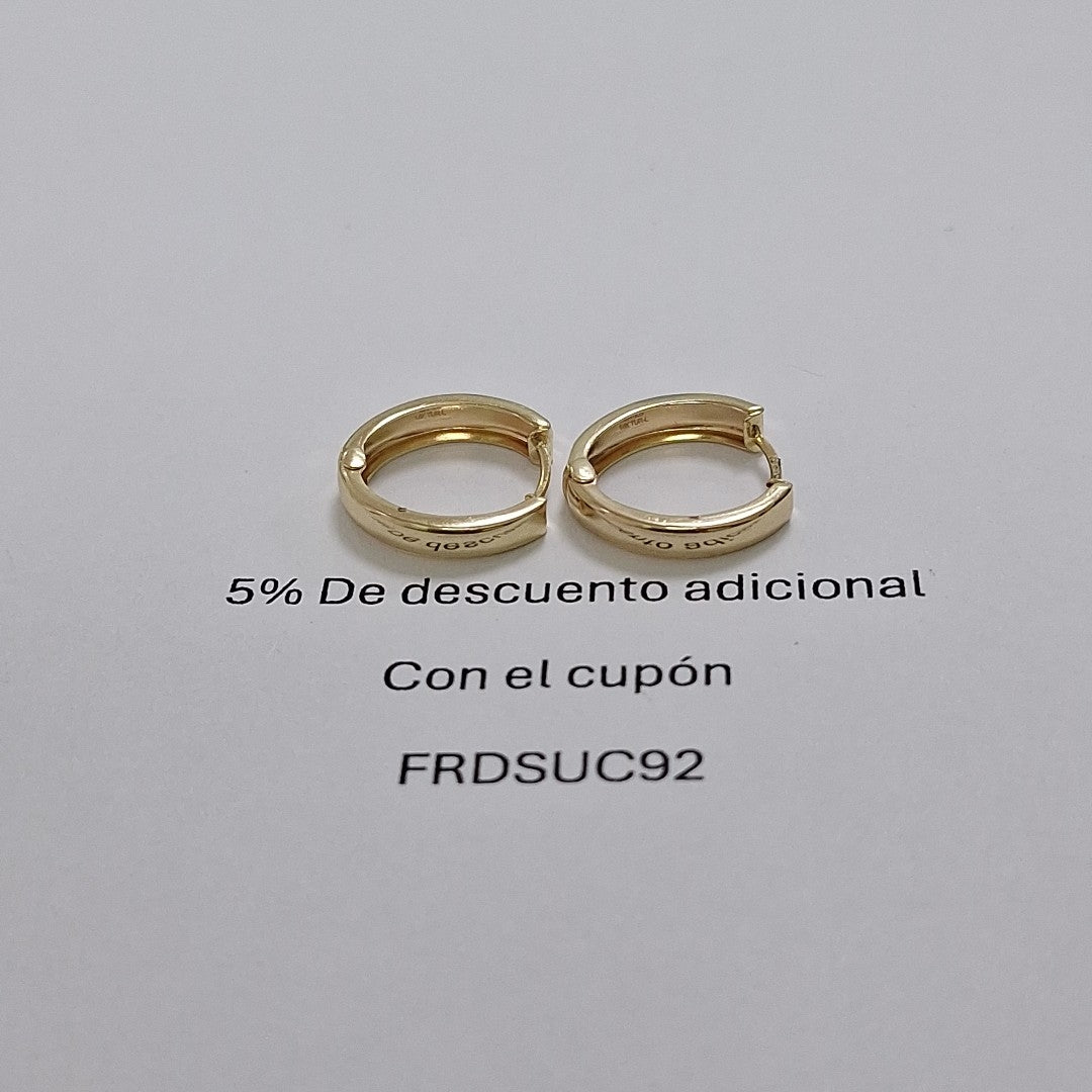 HUGGIES ORO 14K 1.7 (NUEVO)