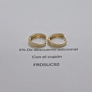 HUGGIES ORO 14K 1.7 (NUEVO)