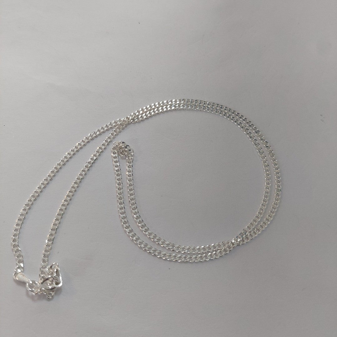 CADENA BARBADA PLATA .925 55 CM 5.83 GR (NUEVO)