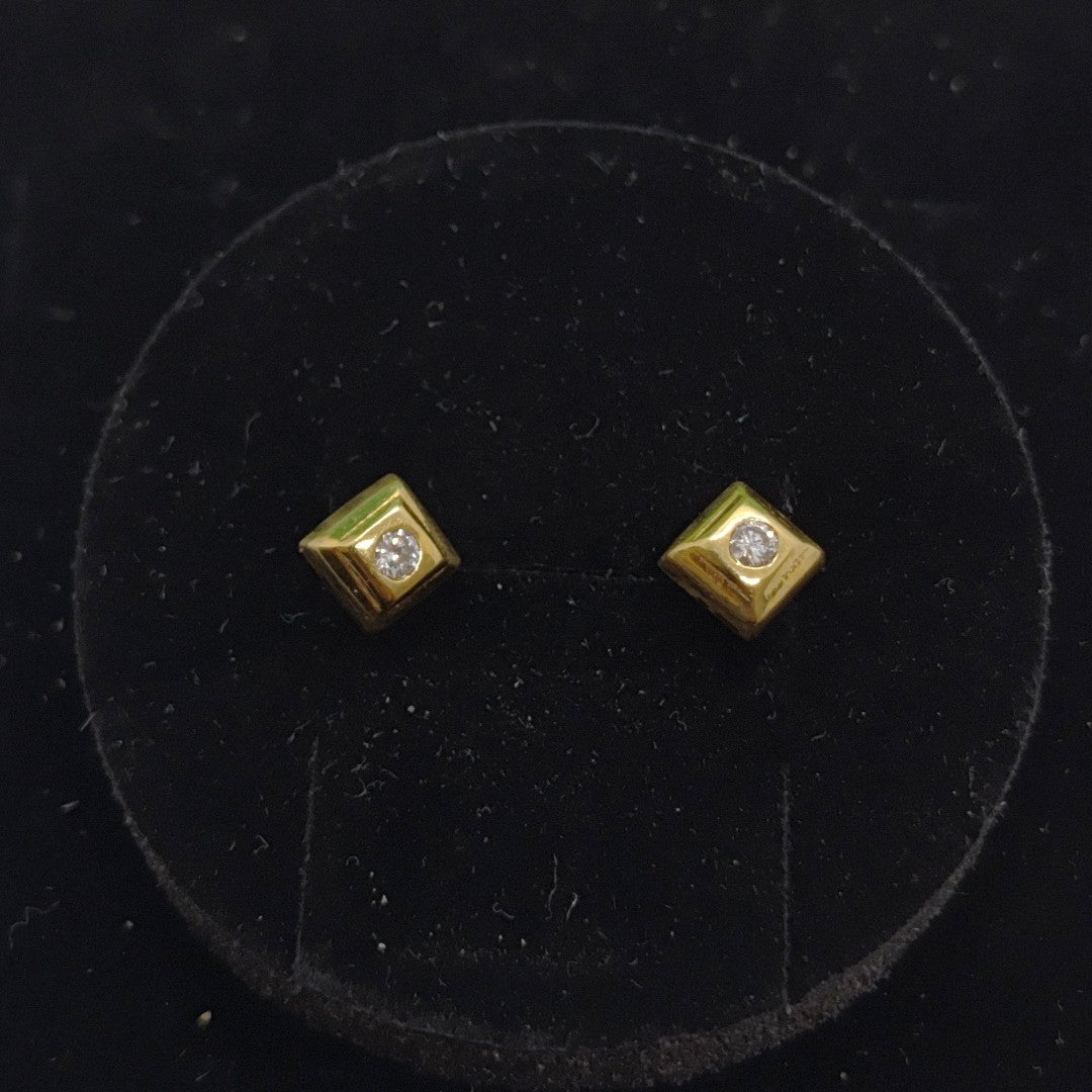 BROQUELES PAR ORO 14 K 1.2 GRMS (SEMINUEVO)