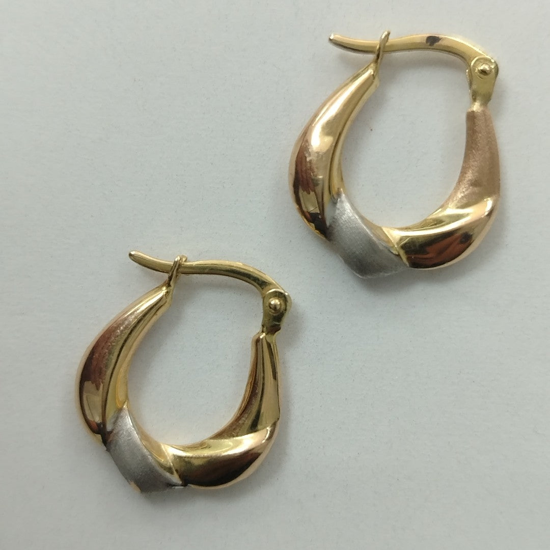 ARETES PAR ORO 14 K 1.3 GRMS (SEMINUEVO)