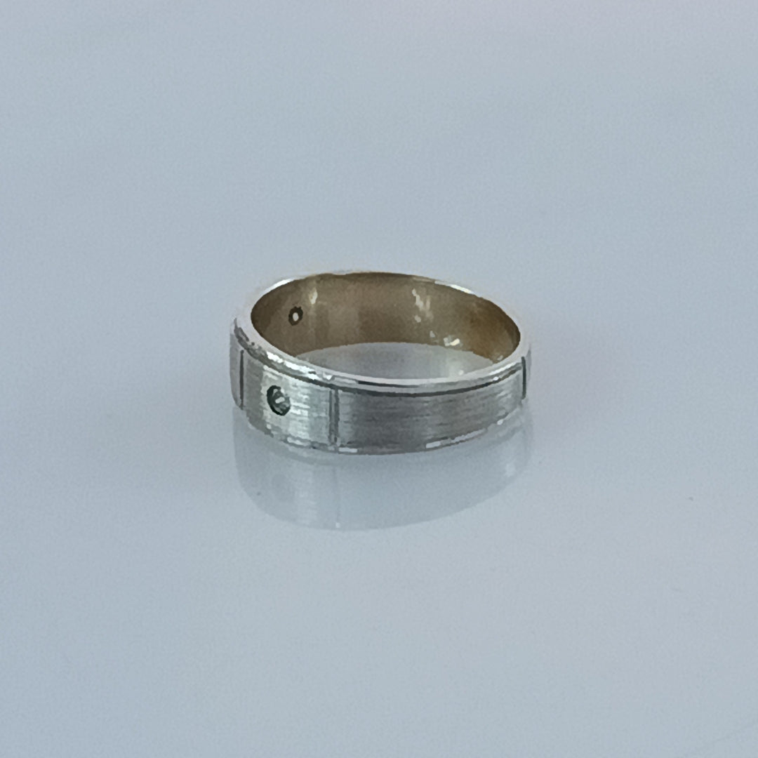 ANILLITO ORO BLANCO 14 K 5,60 GRMS (SEMINUEVO)