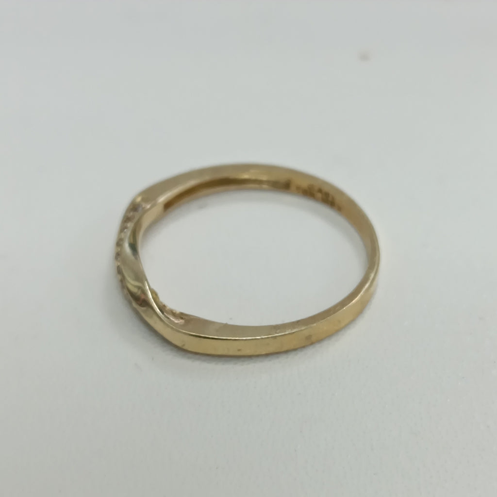 ANILLOS C/CIRCONIA ORO 10K TALLA 9 1.8 GR (NUEVO)