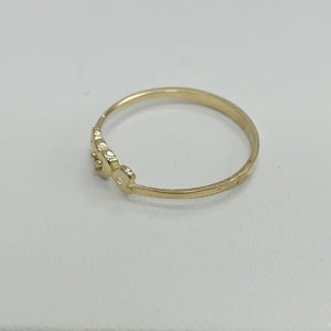 ANILLOS FIG CORAZON ORO 10K TALLA 7 0.8 GR (NUEVO)