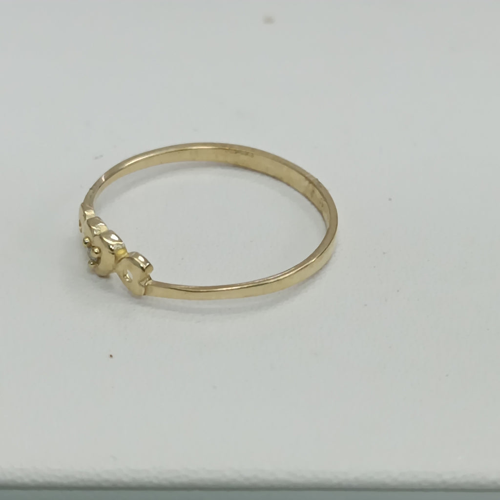 ANILLOS FIG CORAZON ORO 10K TALLA 8 0.9 GR (NUEVO)