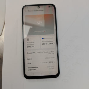 CELULAR OPPO A6X CPH2819 (2025) 128 GB 4 GB RAM (SEMINUEVO)