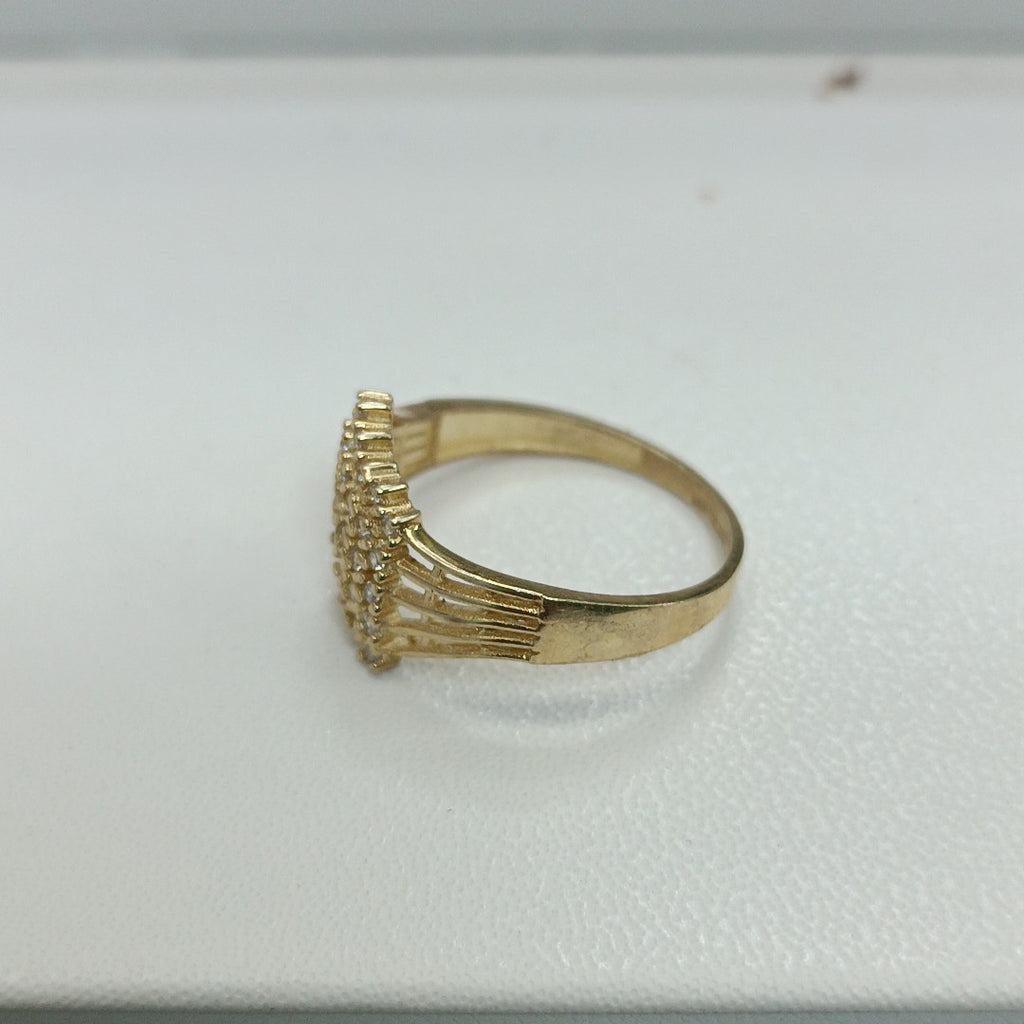 ANILLOS C/CIRCONIA ORO 10K TALLA 8 2.2 GR (NUEVO)