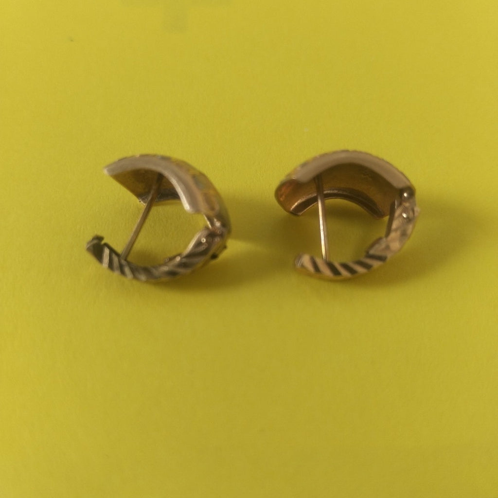 ARRACADAS PAR ORO 14 K 2.9 GRMS (SEMINUEVO)