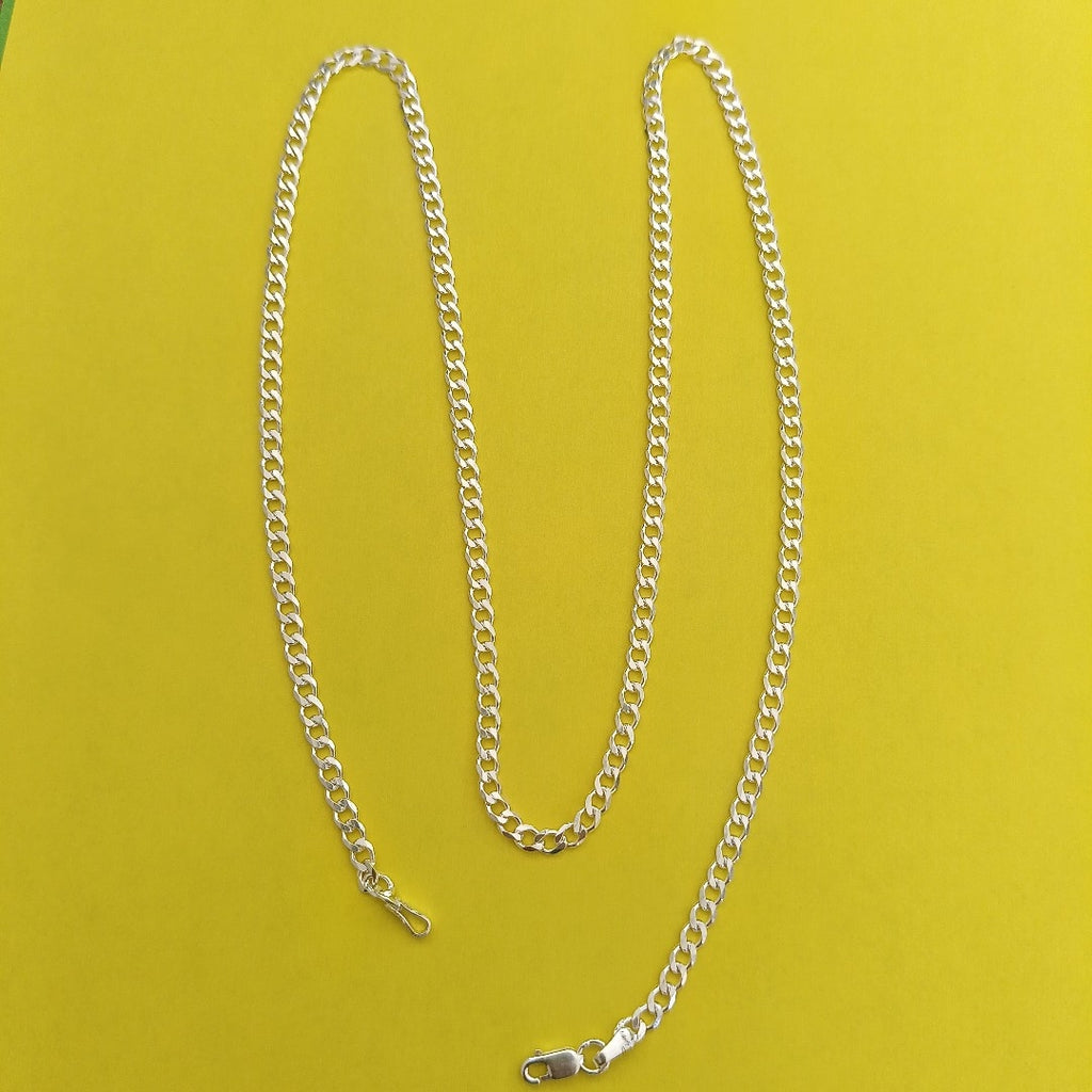 CADENA BARBADA PLATA .925 55 CM 8.52 GR (NUEVO)