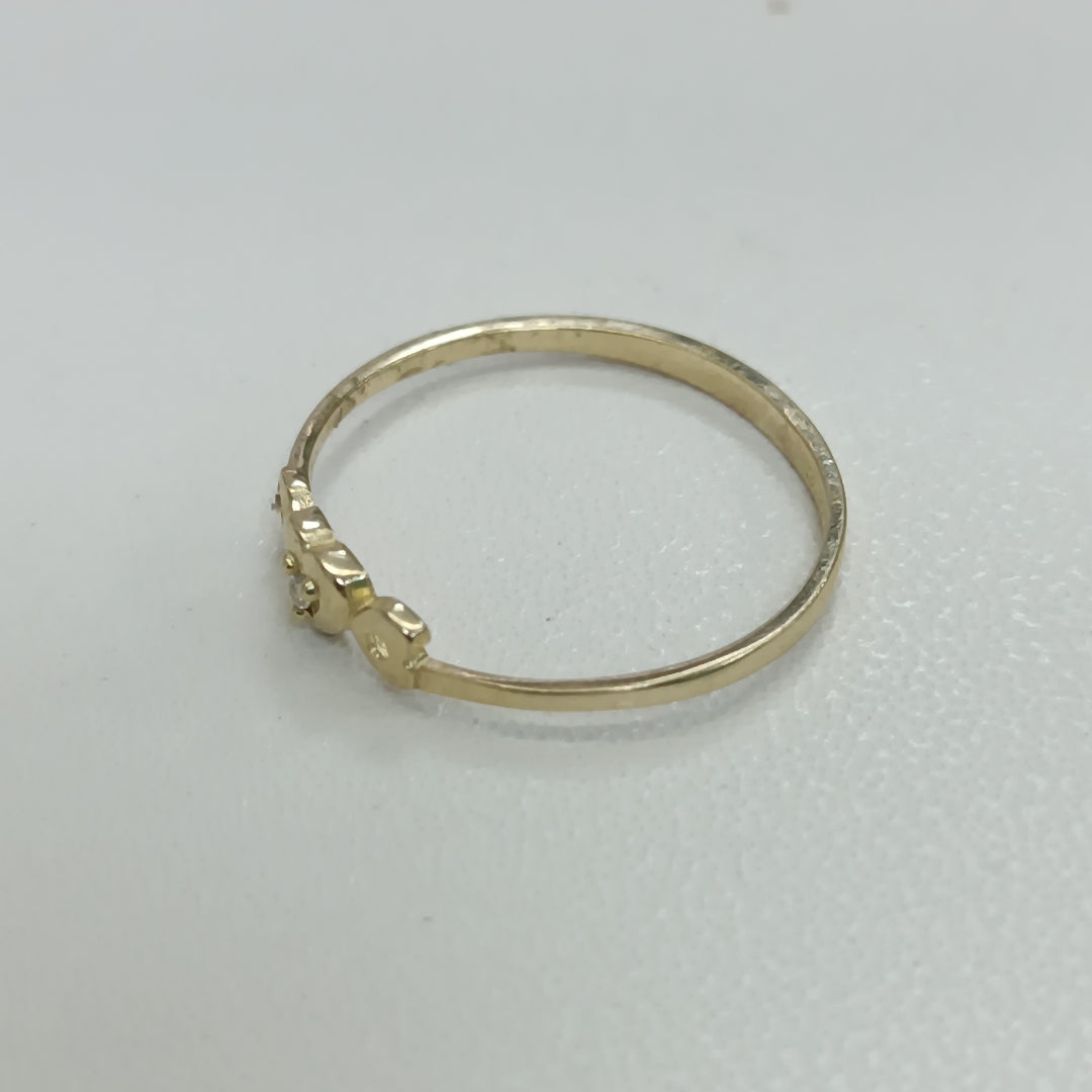 ANILLOS FIG CORAZON ORO 10K TALLA 8 0.9 GR (NUEVO)