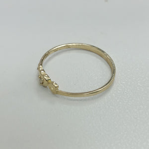 ANILLOS FIG CORAZON ORO 10K TALLA 8 0.9 GR (NUEVO)