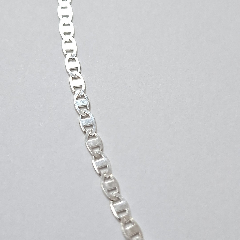 CADENA TEJIDO ESPEJO PLATA .925 55 CM 3.8 GR (NUEVO)