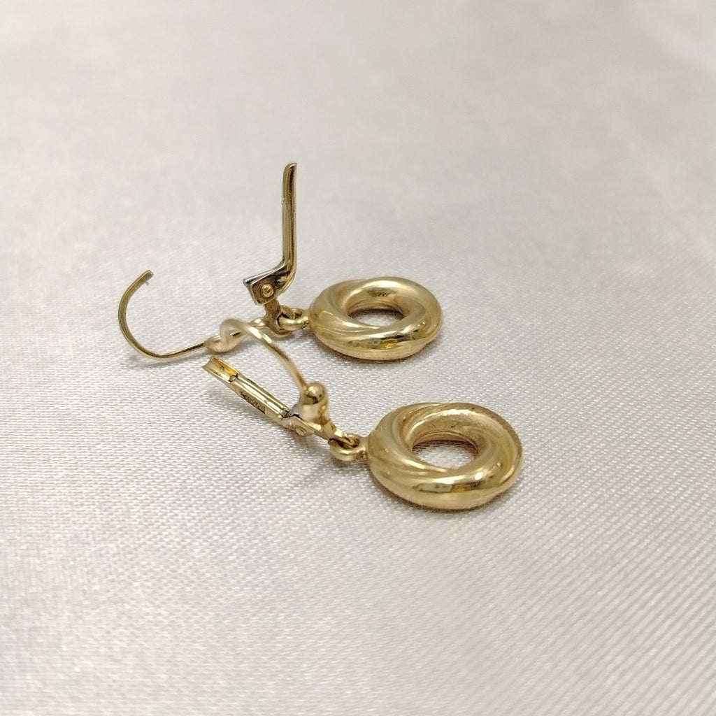 BROQUELES ORO 14K 2.6 (NUEVO)