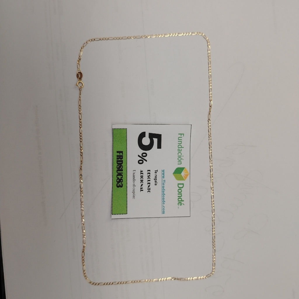 CADENA ORO 14 K 1.7 GRMS (SEMINUEVO)