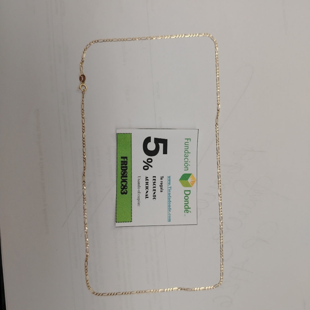 CADENA ORO 14 K 1.7 GRMS (SEMINUEVO)
