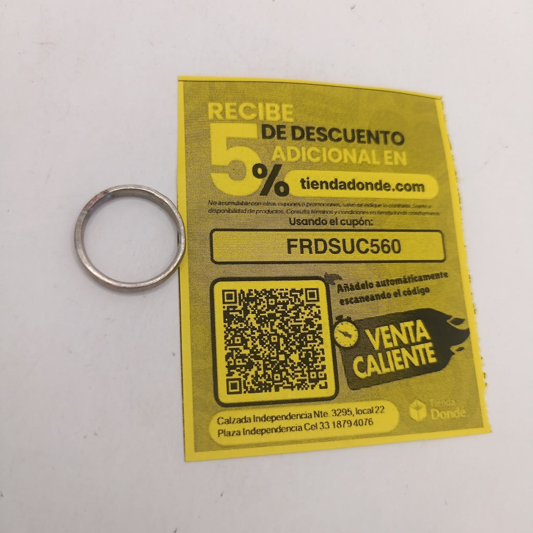 ARGOLLA PLATA 3.1 GRMS (SEMINUEVO)