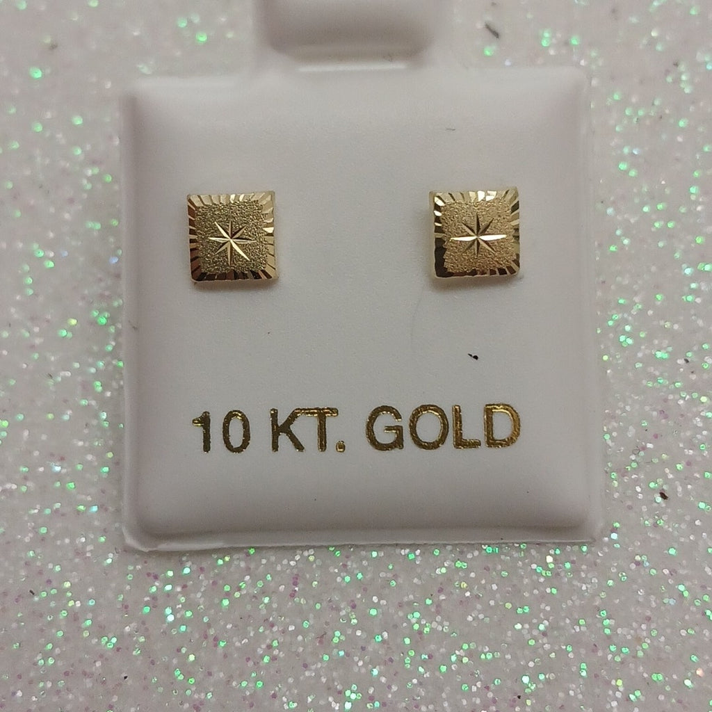 BROQUELES ORO 10K 1 (NUEVO)
