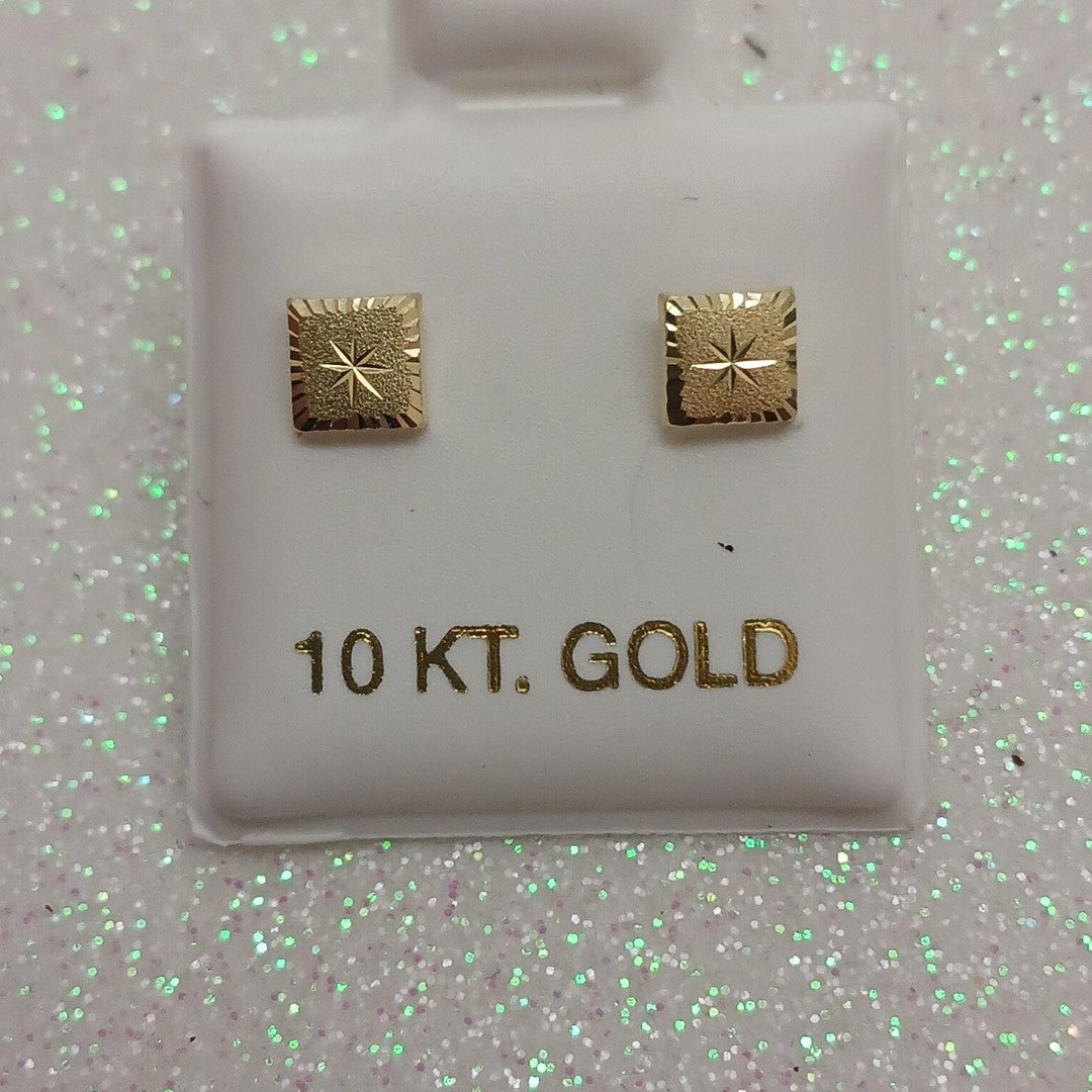 BROQUELES ORO 10K 1 (NUEVO)