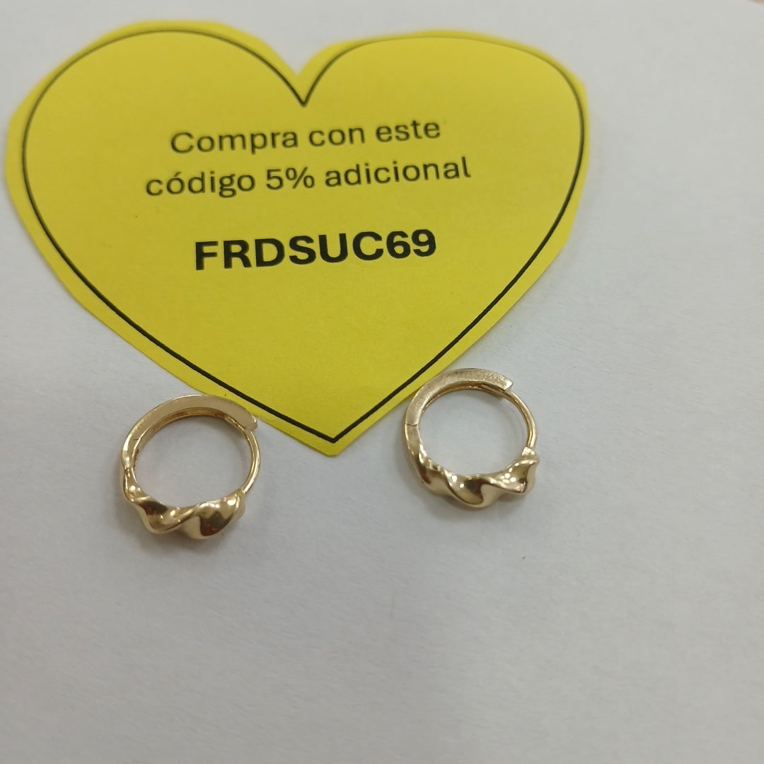 HUGGIES ORO 14K 1.4 (NUEVO)