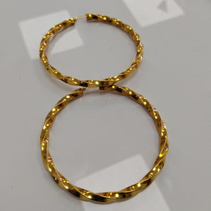 ARRACADAS PAR ORO 14 K 11.7 GRMS (SEMINUEVO)