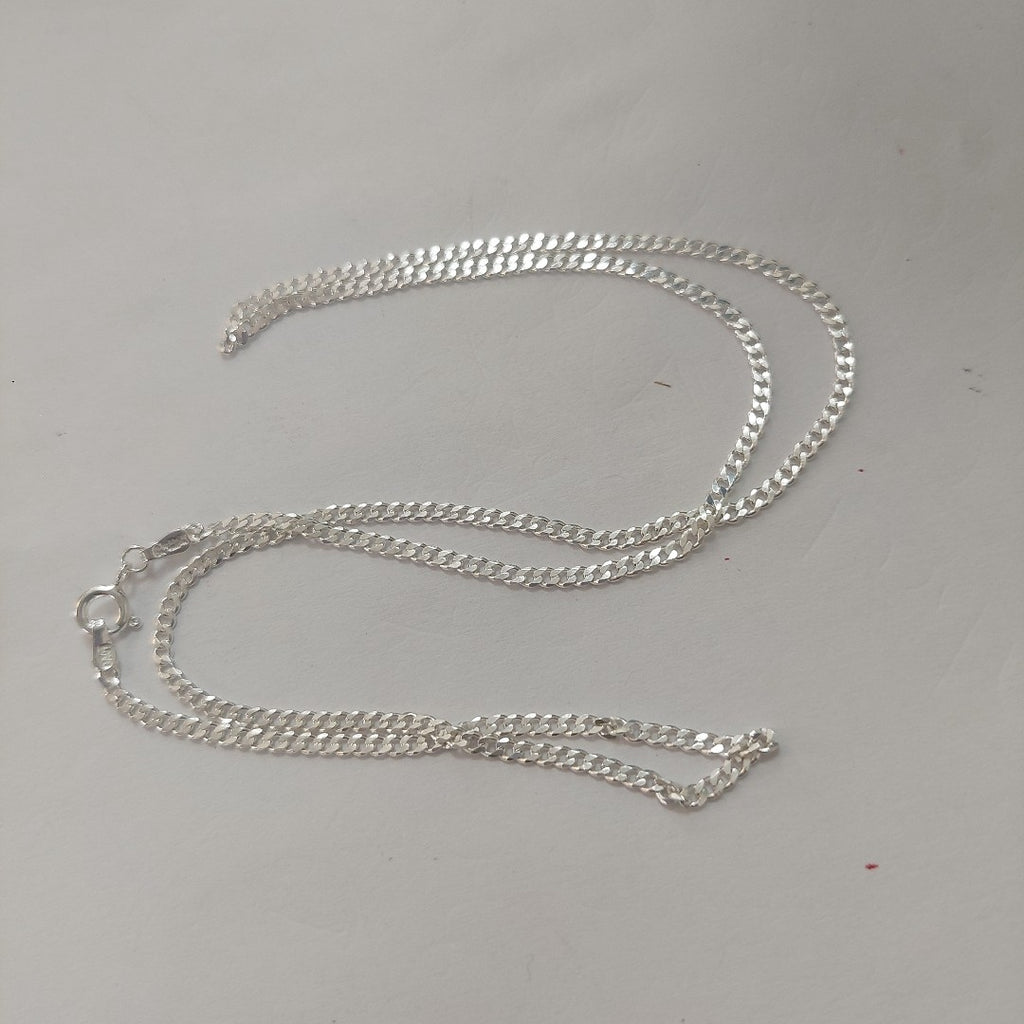 CADENA BARBADA PLATA .925 50 CM 5.13 GR (NUEVO)
