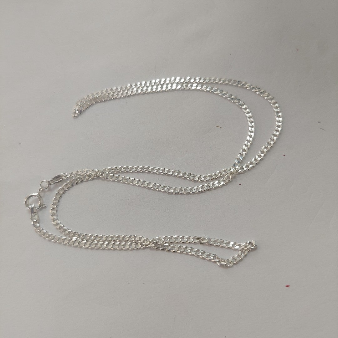 CADENA BARBADA PLATA .925 50 CM 5.13 GR (NUEVO)
