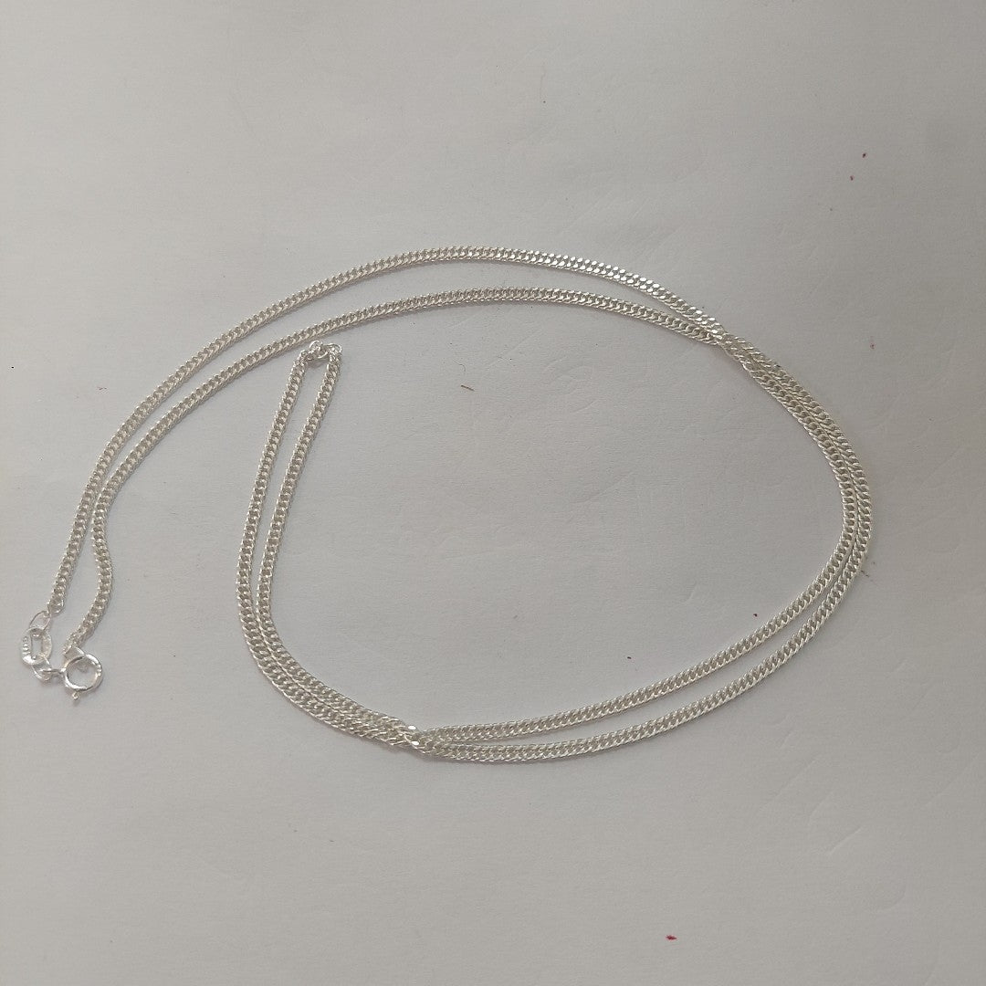 CADENA BARBADA PLATA .925 60 CM 5.02 GR (NUEVO)
