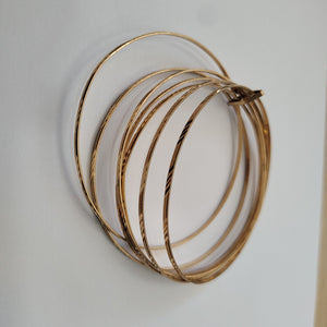 SEMANARIO DE PULSERAS ORO 14 K 22.2 GRMS (SEMINUEVO)