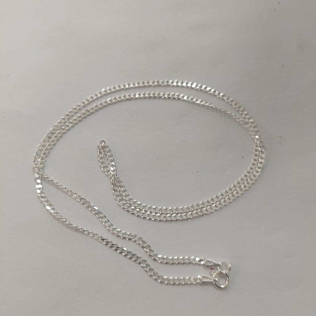 CADENA BARBADA PLATA .925 55 CM 5.03 GR (NUEVO)