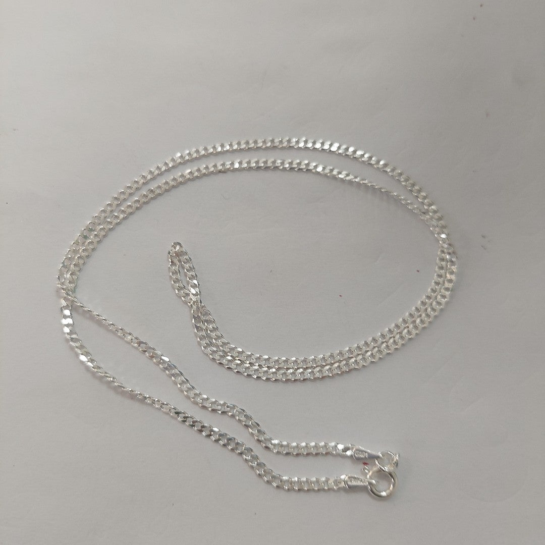CADENA BARBADA PLATA .925 55 CM 5.03 GR (NUEVO)