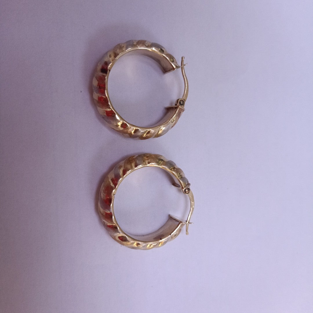 ARRACADAS PAR ORO 14 K 4,40 GRMS (SEMINUEVO)